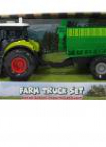 Traktor z przyczepą dzwiękiem i światłem