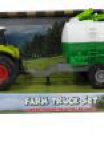 Traktor z przyczepą dzwiękiem i światłem