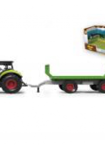 Traktor z przyczepą dzwiękiem i światłem