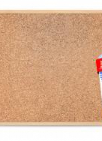 Tablica korkowa w ramie drewnianej 40x30 MEMOBE