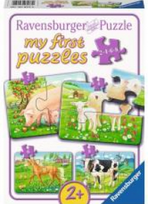 Puzzle 2/4/6/8 Zwierzęta na farmie