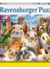 Puzzle 100 Królicze selfie XXL