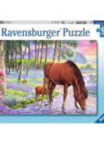 Puzzle 300 Konie o zachodzie słońca