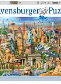 Puzzle 1000 Światowe zabytki