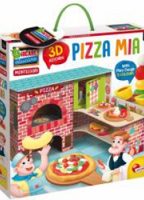 Montessori Moja pizza 3D z modeliną
