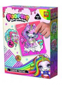 Kreatywna zabawa - Wyklejanie diamencikami Poopsie