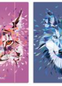Teczka rysunkowa A4 z gumką Wild Animals mix