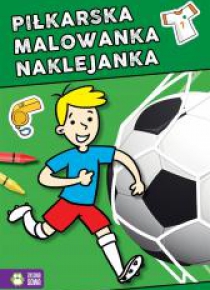 Piłkarska malowanka naklejanka