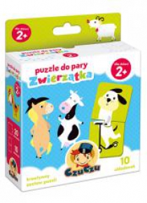 Puzzle do pary - Zwierzątka 2+
