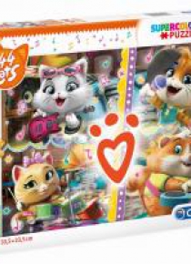 Puzzle 104 Bajka 44 Cats Brokat