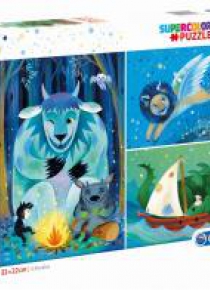 Puzzle 3x48 Super Kolor Fantastic Friends