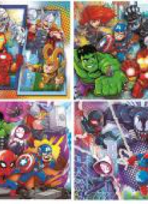 Puzzle 2x20+2x60 Super Kolor Superhero
