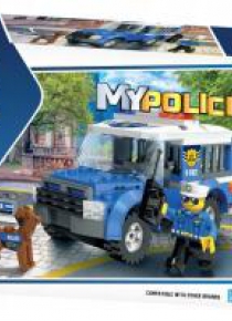 Klocki Blocki MyPolice Auto Więźniarka 127 el.