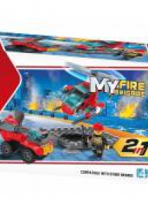 Klocki Blocki MyFireBrigade 2w1 87 el.
