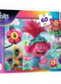 Puzzle 60 W muzycznym świecie Troli TREFL