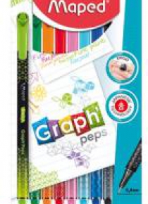 Cienkopis Graph Peps Deco 8 kolorów MAPED