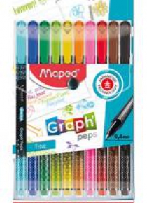 Cienkopis Graph Peps Deco 10 kolorów MAPED