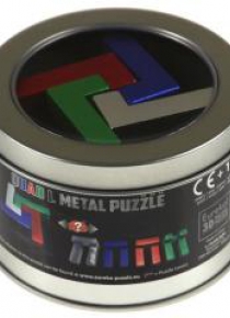 Łamigłówka metalowa w puszce Quad L - poziom 3/4