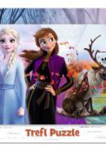 Puzzle ramkowe 15 Magiczny świat Anny i Elsy TREFL