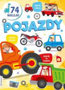 Kolorowanka. Pojazdy z naklejkami