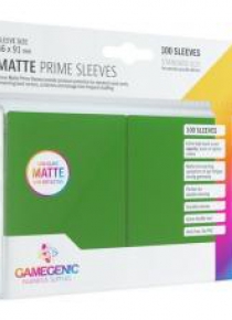 Gamegenic: Matte Prime CCG Sleeves 66x91mm Green