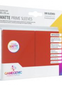 Gamegenic: Matte Prime CCG Sleeves 66x91mm Red