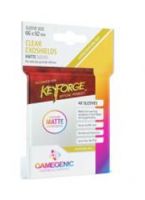Gamegenic: Matte KeyForge Exoshields Clear 66x92mm