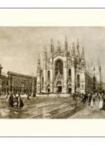 Karnet z kopertą ITW 014 Milano Piazza del Duomo