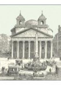 Karnet z kopertą ITW 001 Roma Piazza della Rotonda