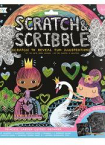 Zdrapywanki Scratch & Scribble Ogród Księżniczki