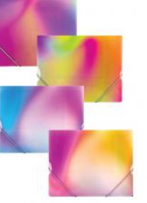 Teczka na gumkę A4 rainbow mix 80816