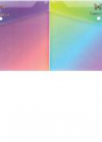 Koperta A4 glitter rainbow mix 88306