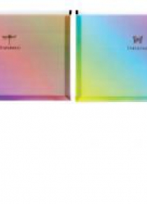 Koperta A4 na zip glitter rainbow mix 88305