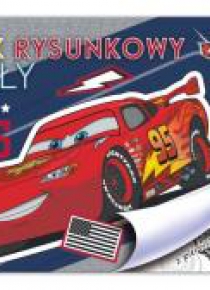 Blok rysunkowy biały A4/20K Cars