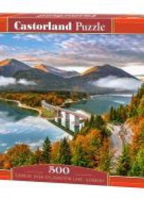 Puzzle 500 Wschód słońca nad j.Sylvenstein CASTOR