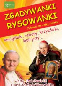 Zgadywanki Rysowanki św. Jan Paweł II i kardynał..
