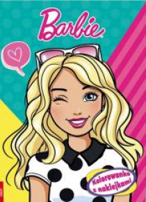 Barbie. Kolorowanka z naklejkami