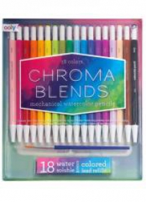 Kredki akwarelowe mechaniczne ChromaBlends 18kol.