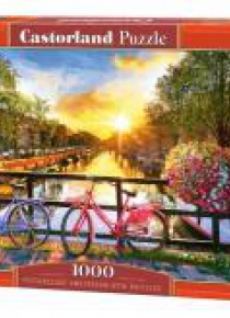 Puzzle 1000 Picturesque Amsterdam&Bicycles CASTOR