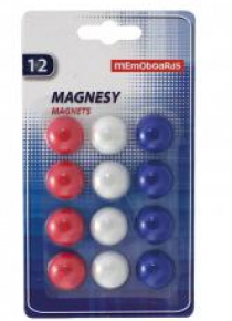 Magnesy do tablic 12szt