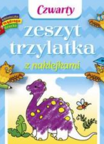 Czwarty zeszyt trzylatka z naklejkami