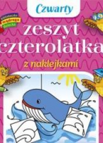 Czwarty zeszyt czterolatka z naklejkami