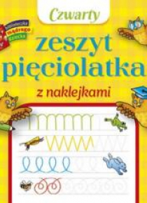 Czwarty zeszyt pięciolatka z naklejkami