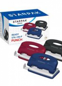 Dziurkacz plastikowy ready STK-130 P bordowy