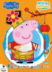 Świnka Peppa. Wodą malowane 3 Kolorowe państwa