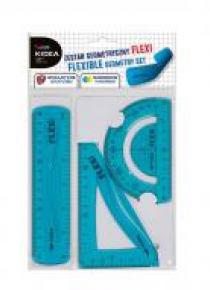 Zestaw geometryczny Flexi 15cm 3 element KIDEA