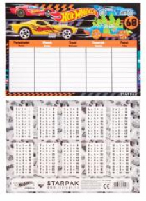 Plan lekcji Hot Wheels (25szt)