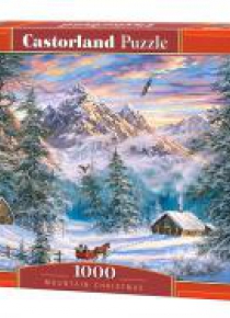 Puzzle 1000 Mountain Christmas CASTOR