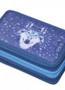 Piórnik B.W. potrójny Etui Wild Animal Wolf