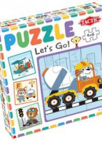 Moje pierwsze puzzle: Ruszajmy w drogę! 4x6el.